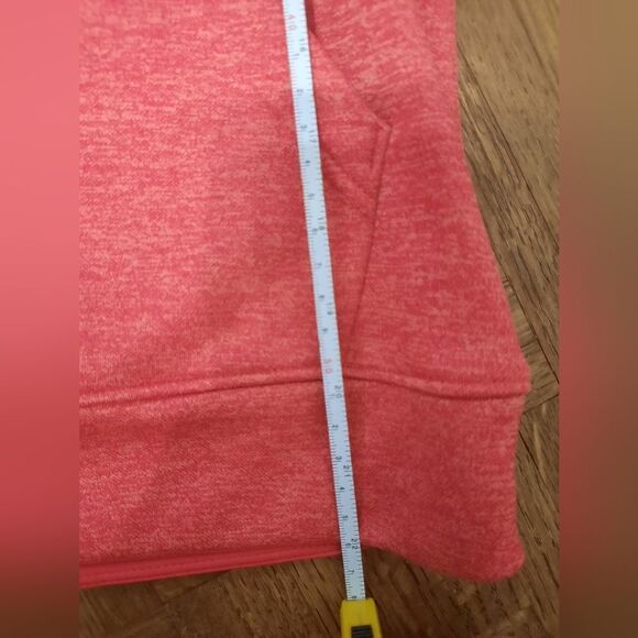 ADIDAS Red Heathered Pull Over Sweatshirt Hoodie - Picture 8 of 8